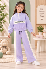 Happy Everyday Moke Neck Sweatshirt and Trouser