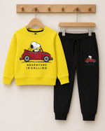 Advanture is calling kids sweatshirt And trouser