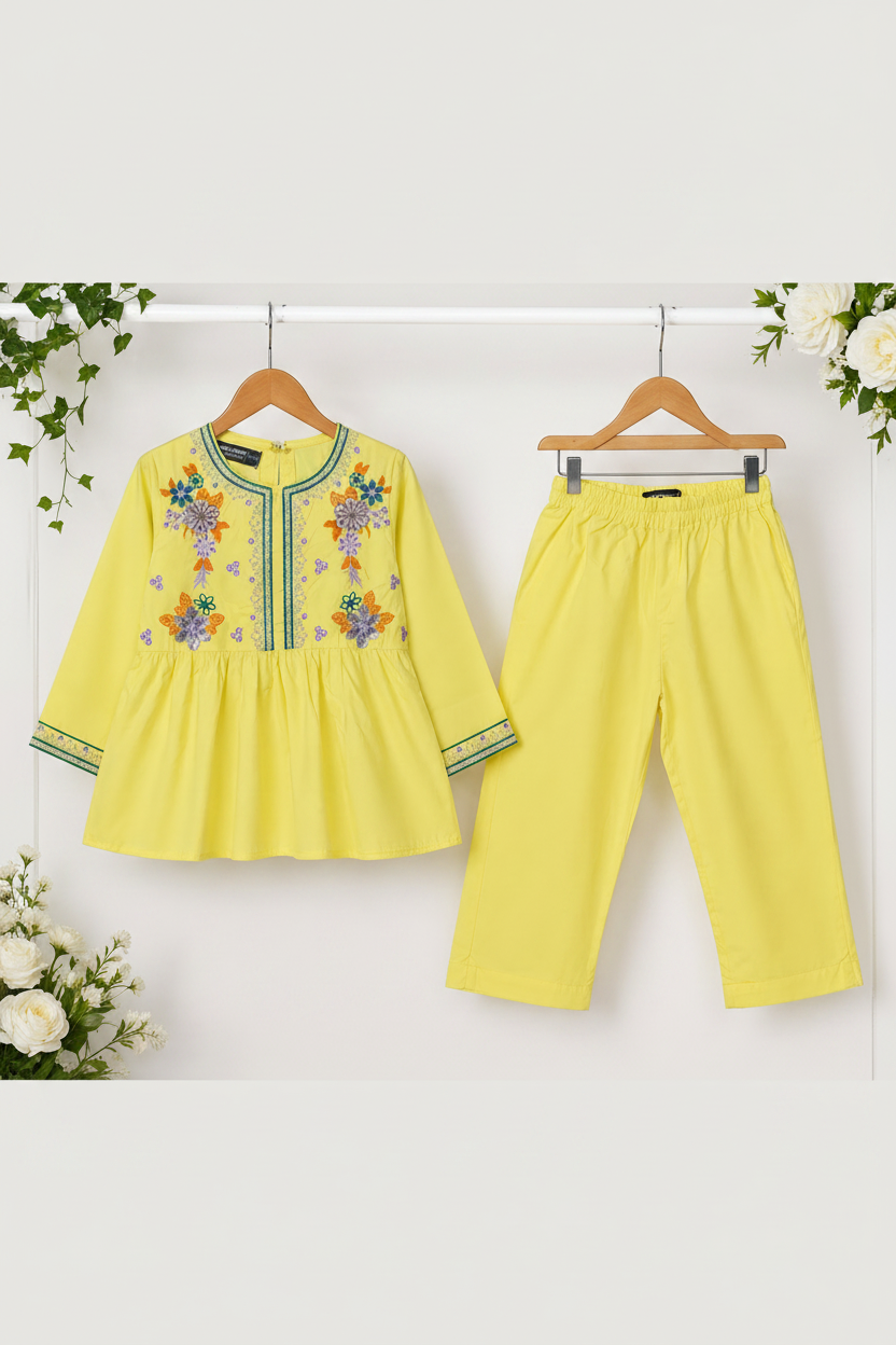 Noor-e-Bahar Embroidered Frok With trouser