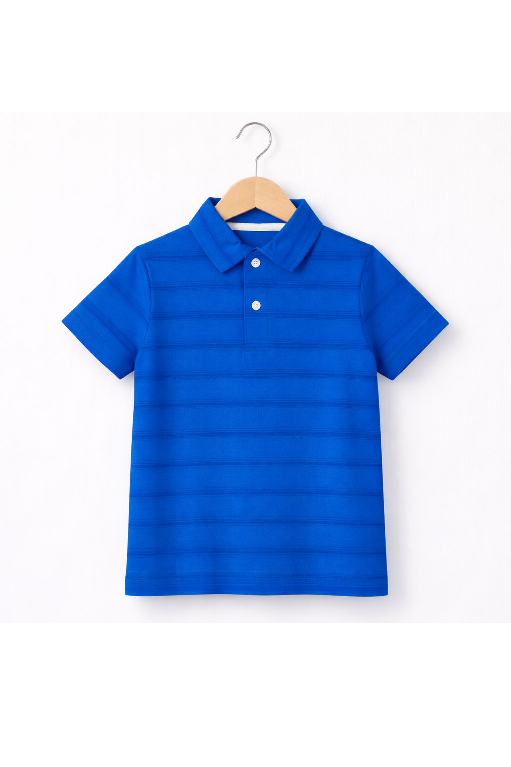 Royal blue lining Polo kids summer t-shirt