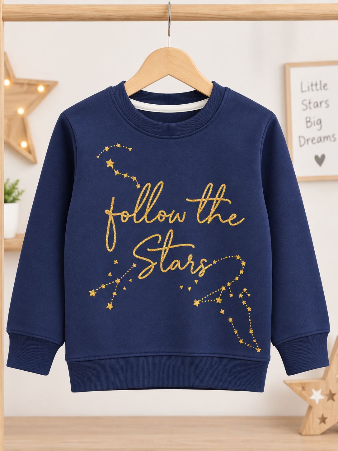 Fallow the stars Kids sweatshirt