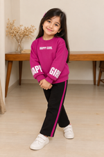 Happy girl Sweatshirt and trouser