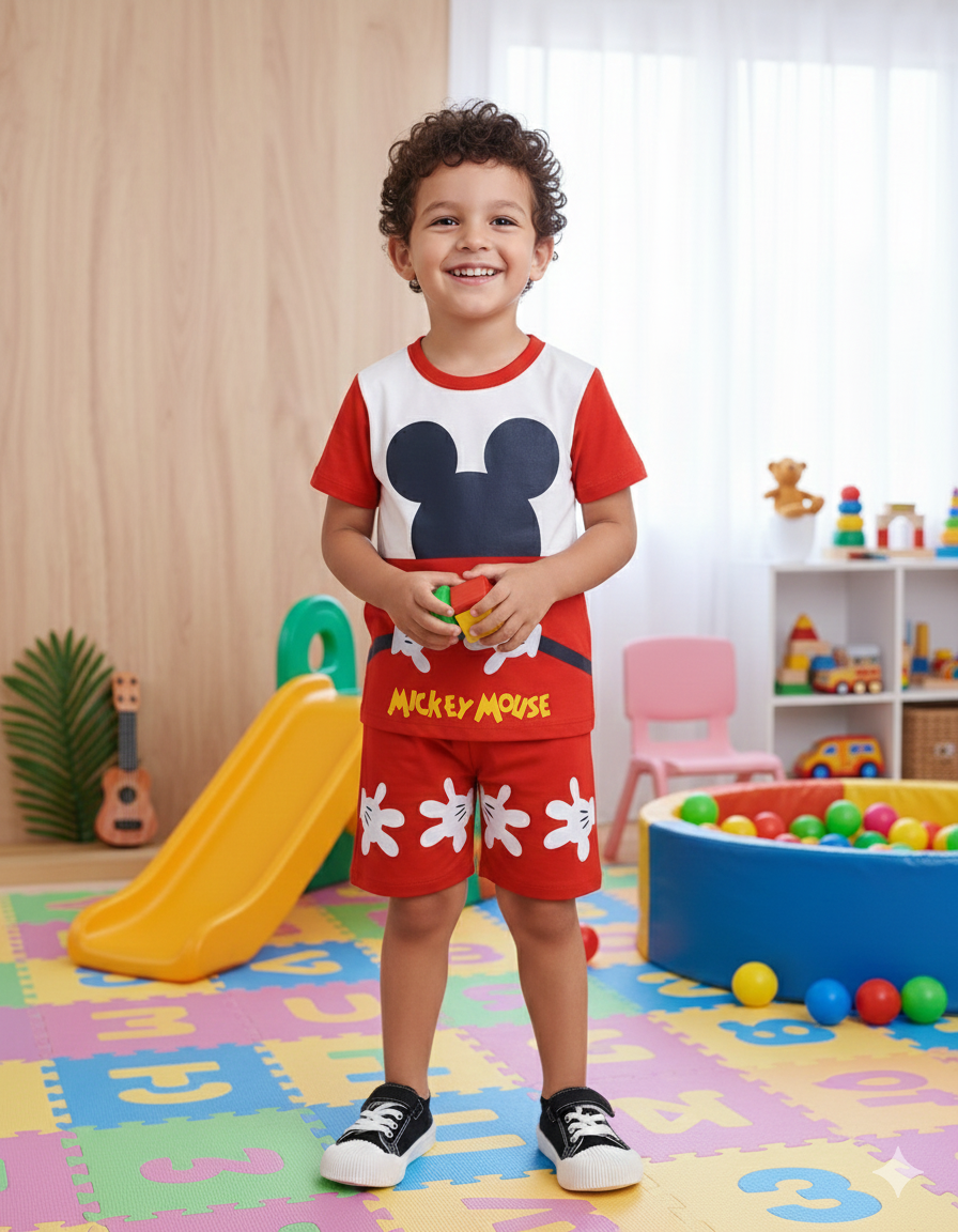 Mickey Mouse Kids Summer T-shirt & short