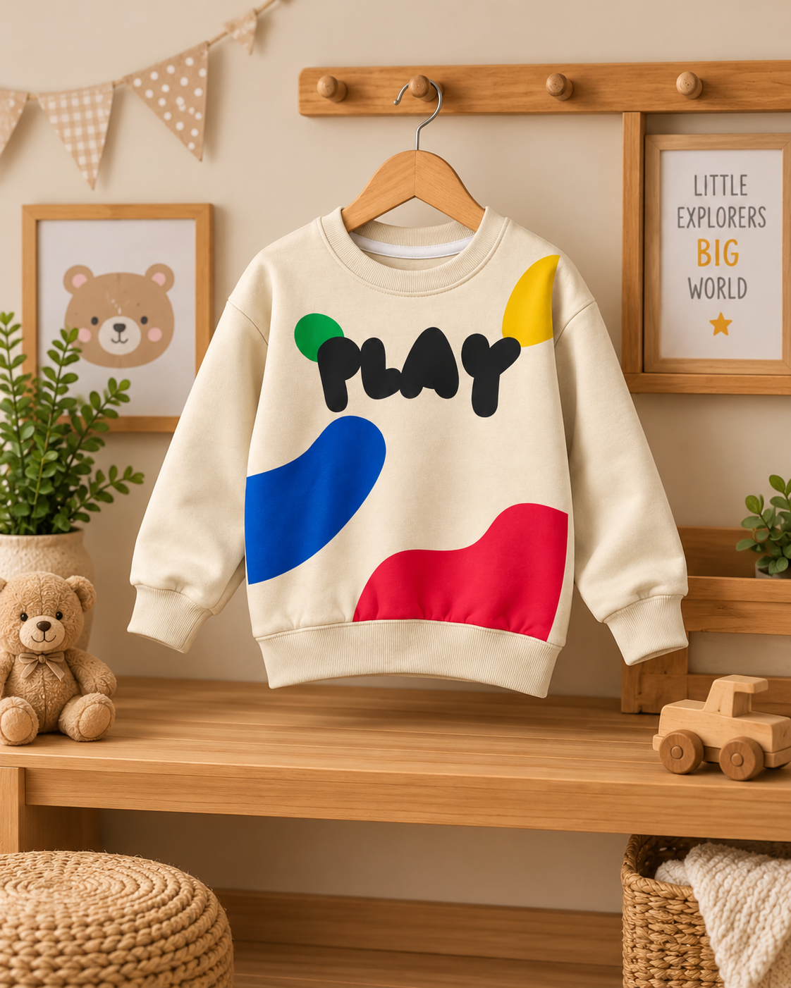 Color Burst kids Sweatshirt