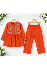 Noor-e-Gulnaar Embroidered Frok With trouser