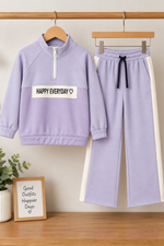 Happy Everyday Moke Neck Sweatshirt and Trouser