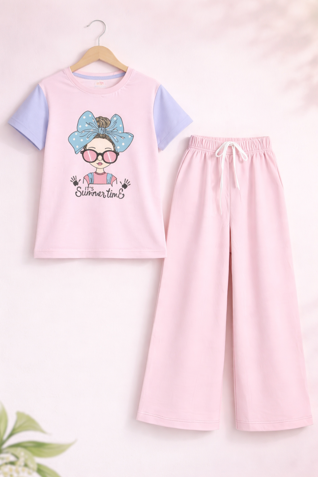 Summer doll girls summer tshirt & trouser