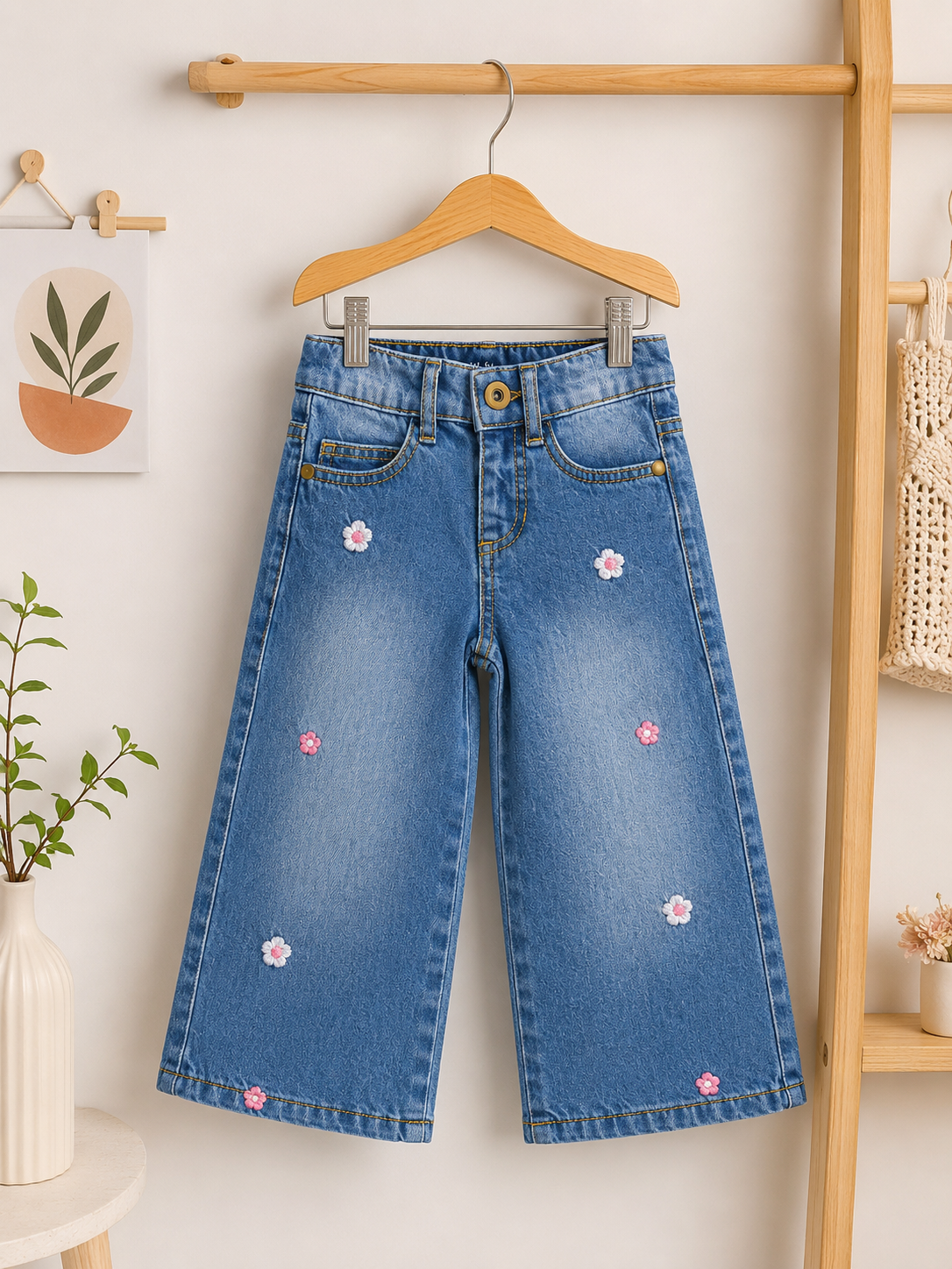 Minor Emborided default Jean's Pent
