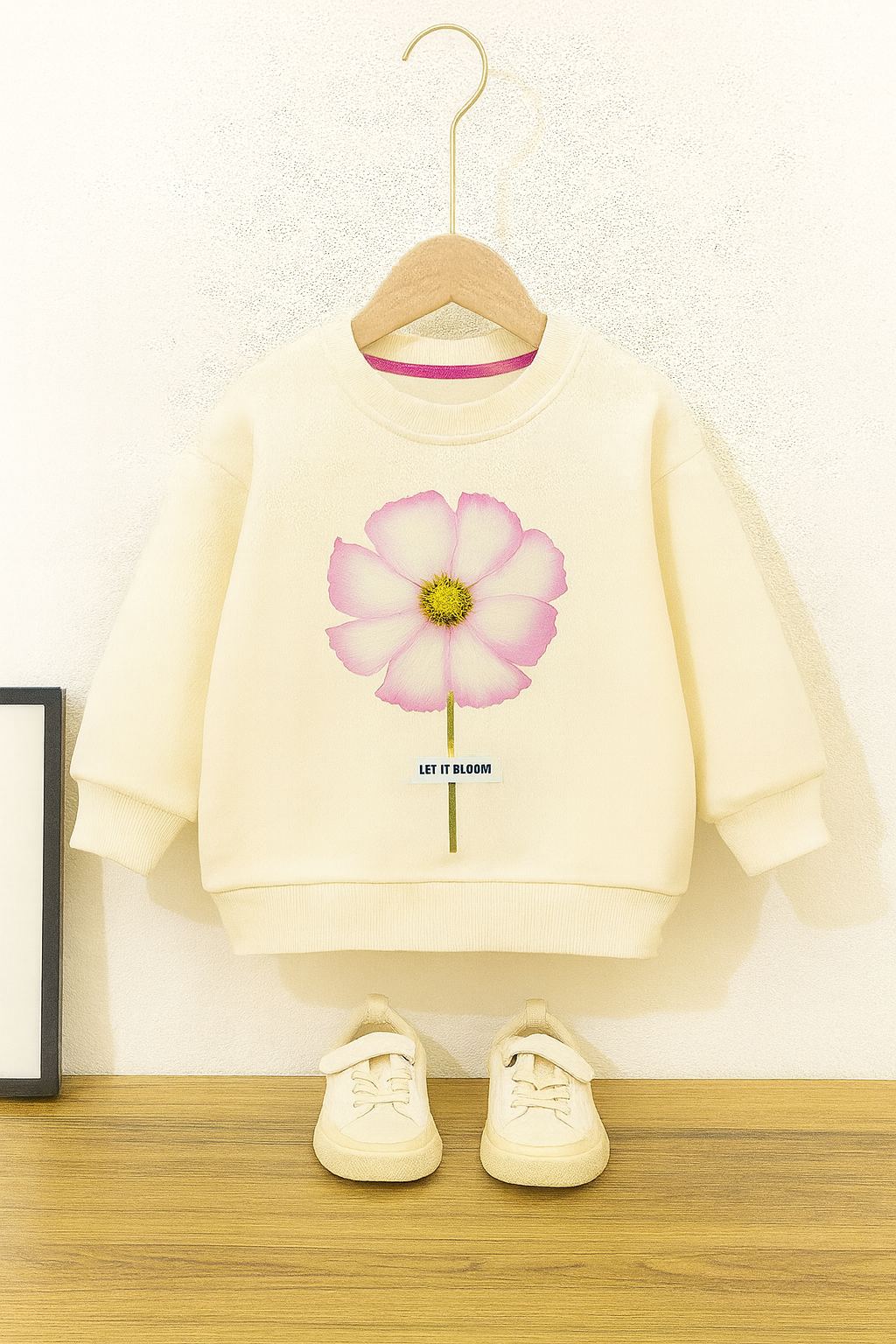 Let it bloom kids sweatshirt