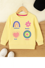Rainbow love kids sweatshirt