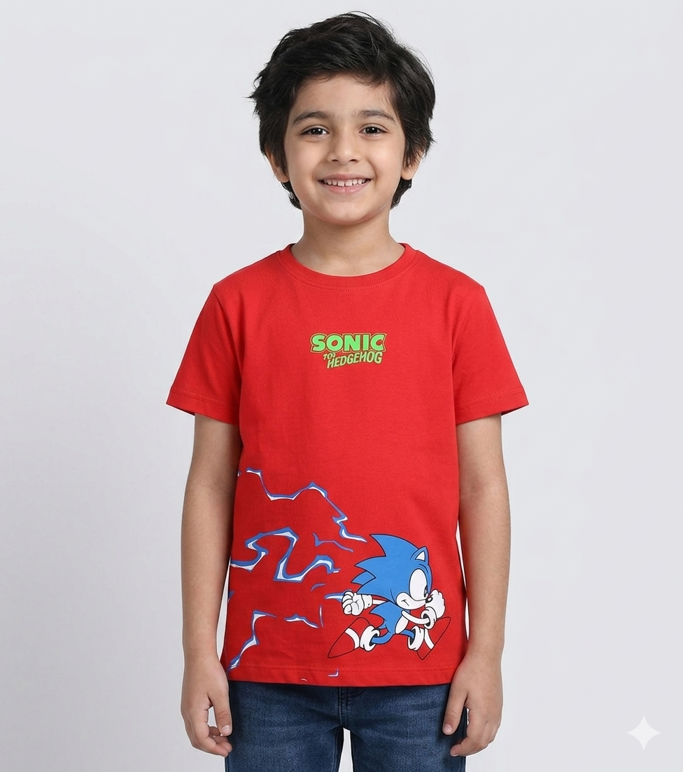Sonic the Hedghog kids summer t-shirt