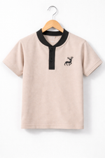 Saga Henley kids summer tshirt